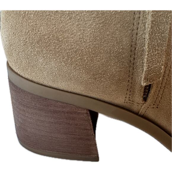 Alex Marie Tan Suede Leather Ankle Boots Size 9M Daria Boot NEW - Picture 6 of 9